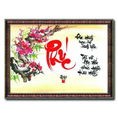 tranh thư pháp nên treo ở đâu