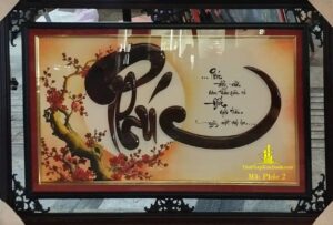tranh thư pháp chữ phúc