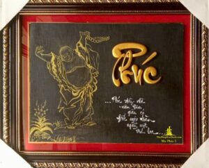 tranh thư pháp chữ phúc