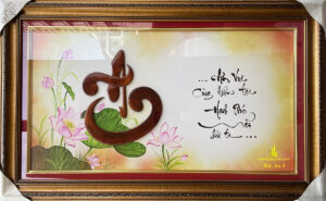 tranh thư pháp chữ an