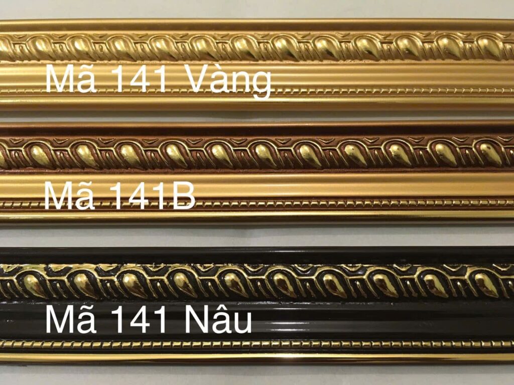 mẫu khung tranh 141 màu vàng, nâu
