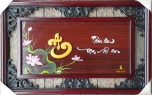 tranh thư pháp chữ an