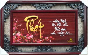 Tranh thư pháp chữ phát