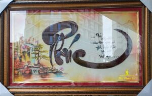 tranh thư pháp chữ phúc