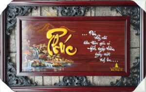 tranh thư pháp chữ phúc