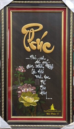 tranh thư pháp chữ phúc