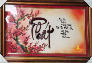 tranh thư pháp chữ phát