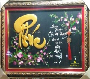 Tranh thư pháp chữ Phúc
