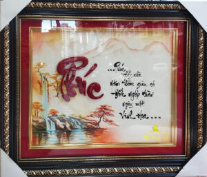 tranh thư pháp chữ phúc