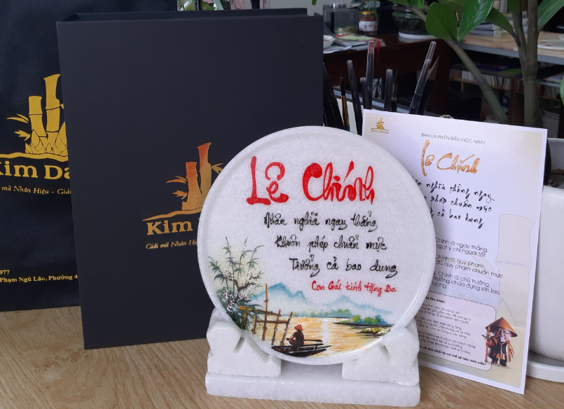 Bộ sản phẩm tranh thư pháp theo ý nghĩa tên