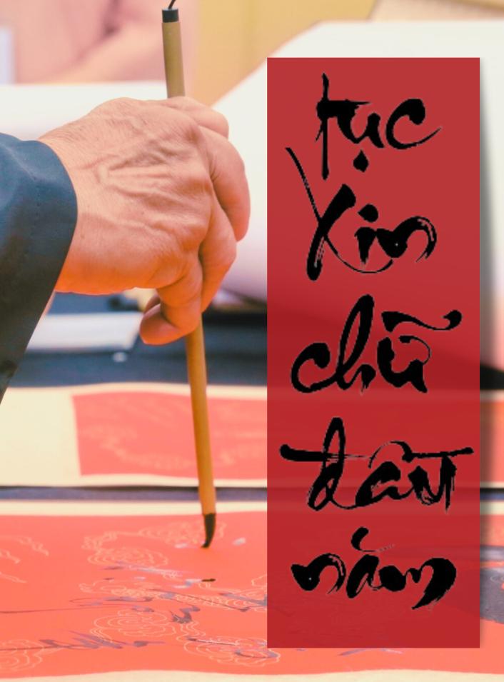 Xin chữ đầu năm là phong tục truyền thống lâu đời của người Việt