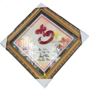 tranh thư pháp chữ an
