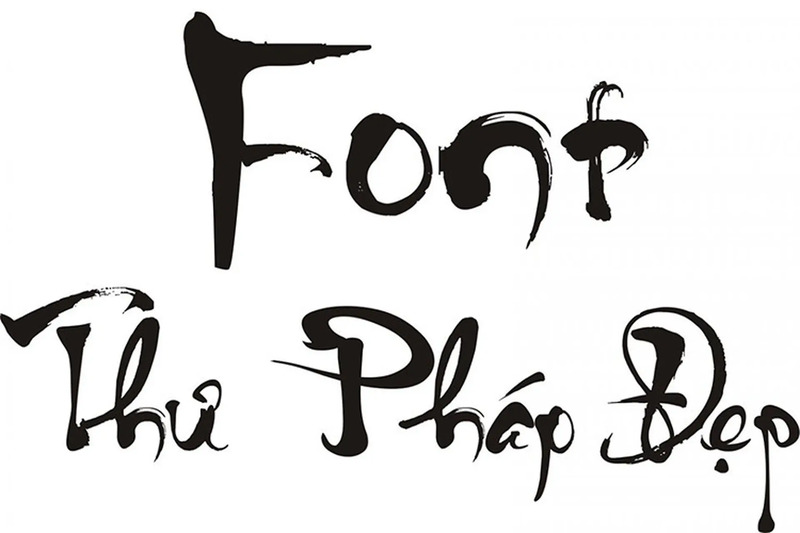 font chữ thư pháp