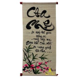 liễn thư pháp chữ cha mẹ