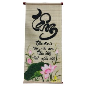 tranh thư pháp chữ tâm