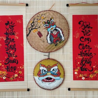 câu đối Tết thư pháp