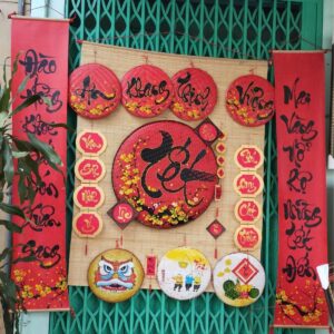 Mẫu mẹt tre trang trí tết