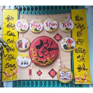 Mẫu mẹt tre trang trí tết