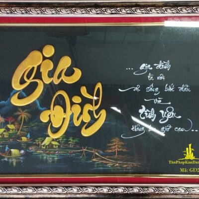 những câu thư pháp hay về gia đình