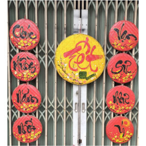 mẹt tre trang trí Tết