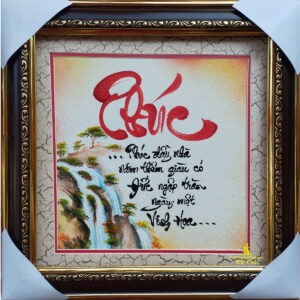 tranh thư pháp chữ phúc