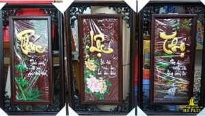 tranh thư pháp phúc lộc thọ