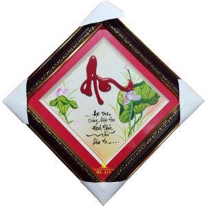 tranh thư pháp chữ an