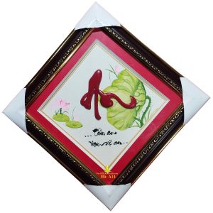 tranh thư pháp chữ an