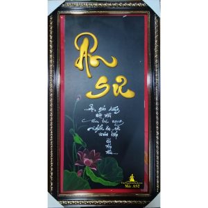 tranh thư pháp chữ ân sư