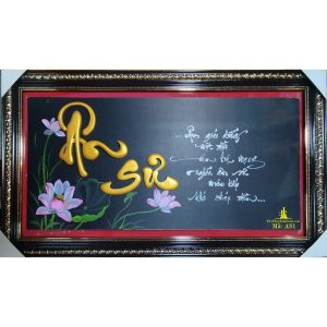 tranh thư pháp chữ ân sư