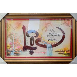tranh thư pháp chữ lộc