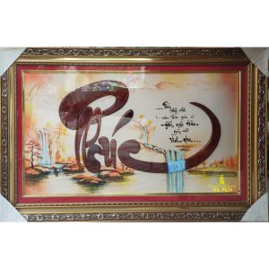 tranh thư pháp chữ phúc