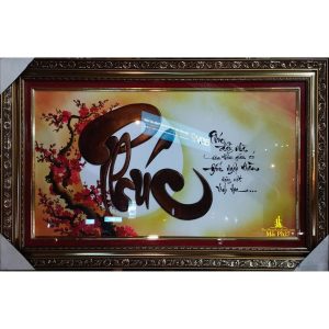 tranh thư pháp chữ phúc