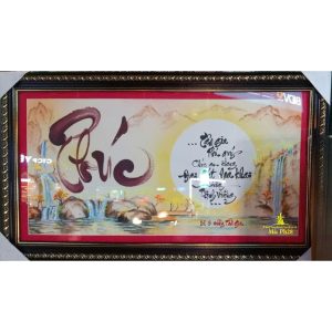 tranh thư pháp chữ Phúc
