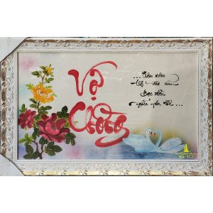 tranh thư pháp chữ vợ chồng